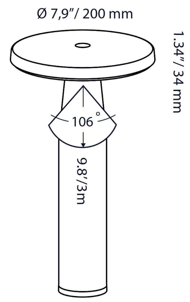IN-LITE® DISC LOW bollard light - 12v Pathway & Planting Light