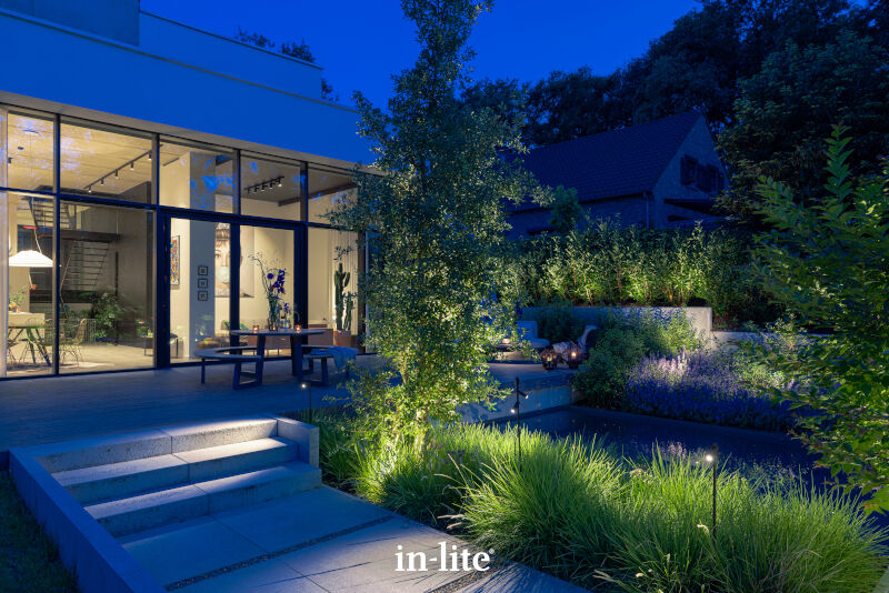 IN-LITE® AIM Modular spike spotlights - 12v Garden Spotlight