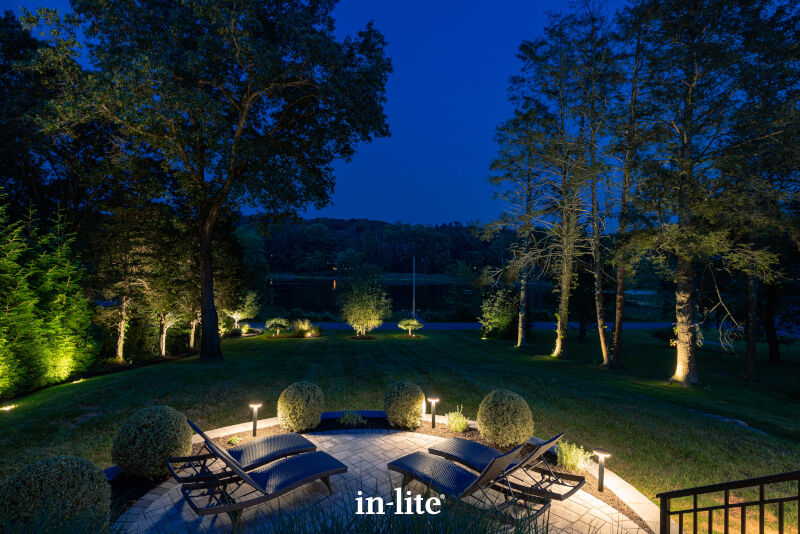IN-LITE® NERO (Ø130mm bezel) - 12v Recessed Garden Light