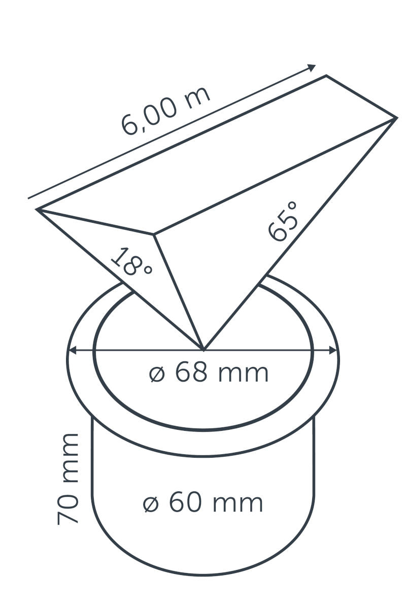 IN-LITE® BIG FLUX ASYMMETRIC (Ø68mm bezel) - 12v Recessed Garden Light