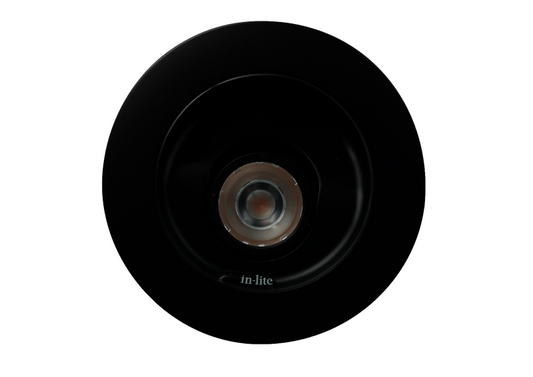 IN-LITE® BIG NERO NARROW (Ø170mm bezel) - 12v Tilting Recessed Garden Light
