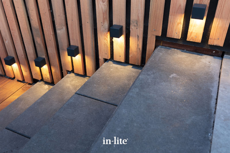 IN-LITE® CUBID - 12v Garden Wall Light