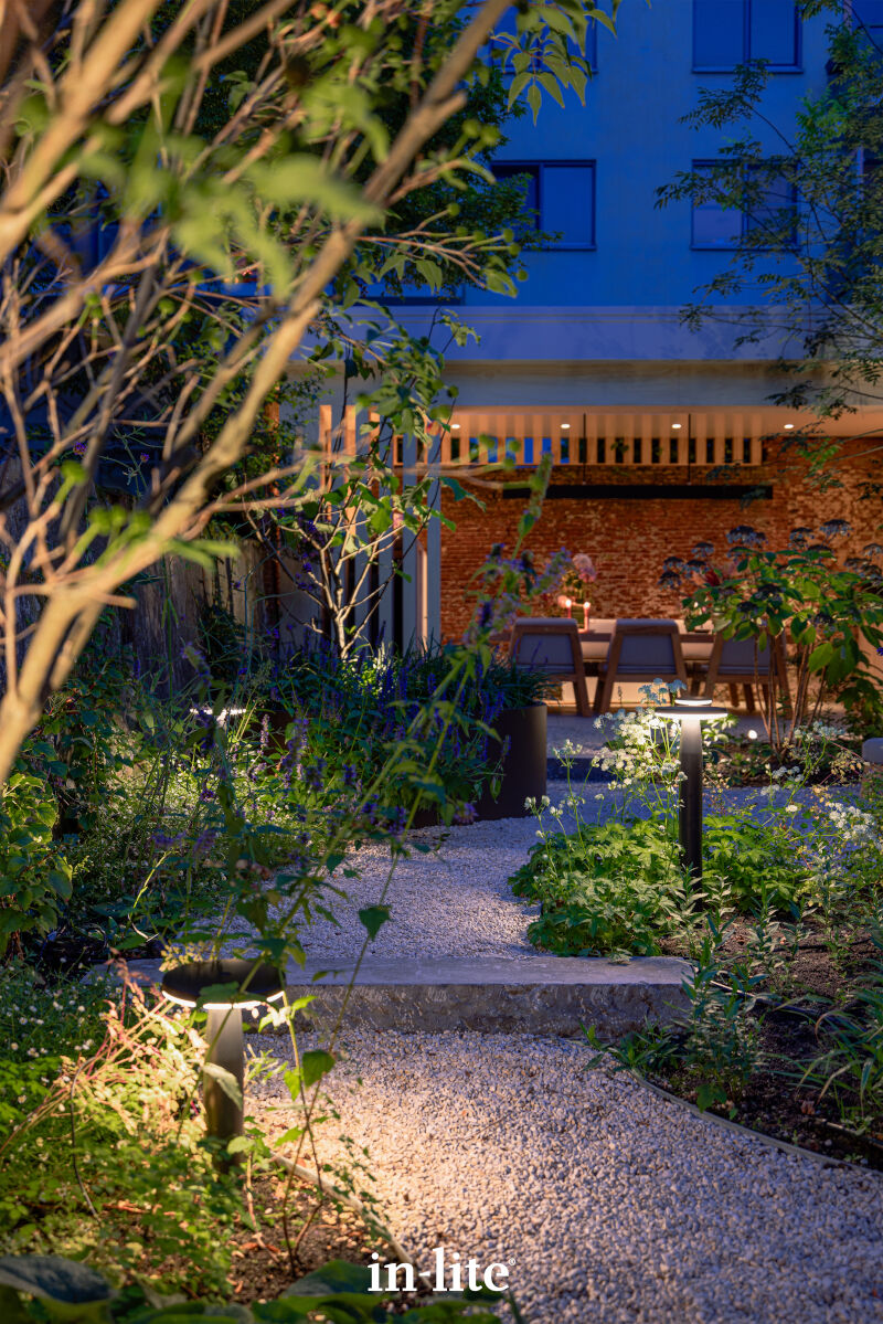 IN-LITE® DISC LOW bollard light - 12v Pathway & Planting Light