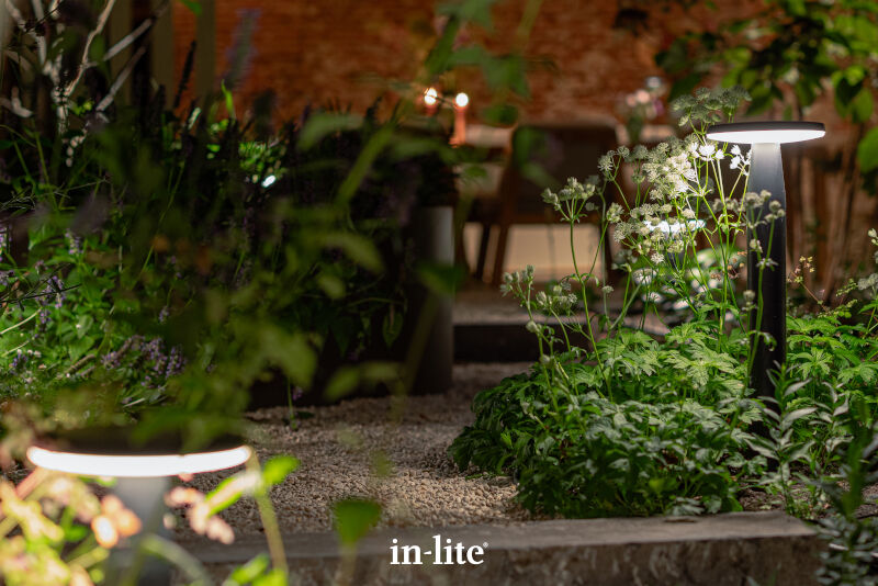 IN-LITE® DISC bollard light - 12v Pathway & Planting Light