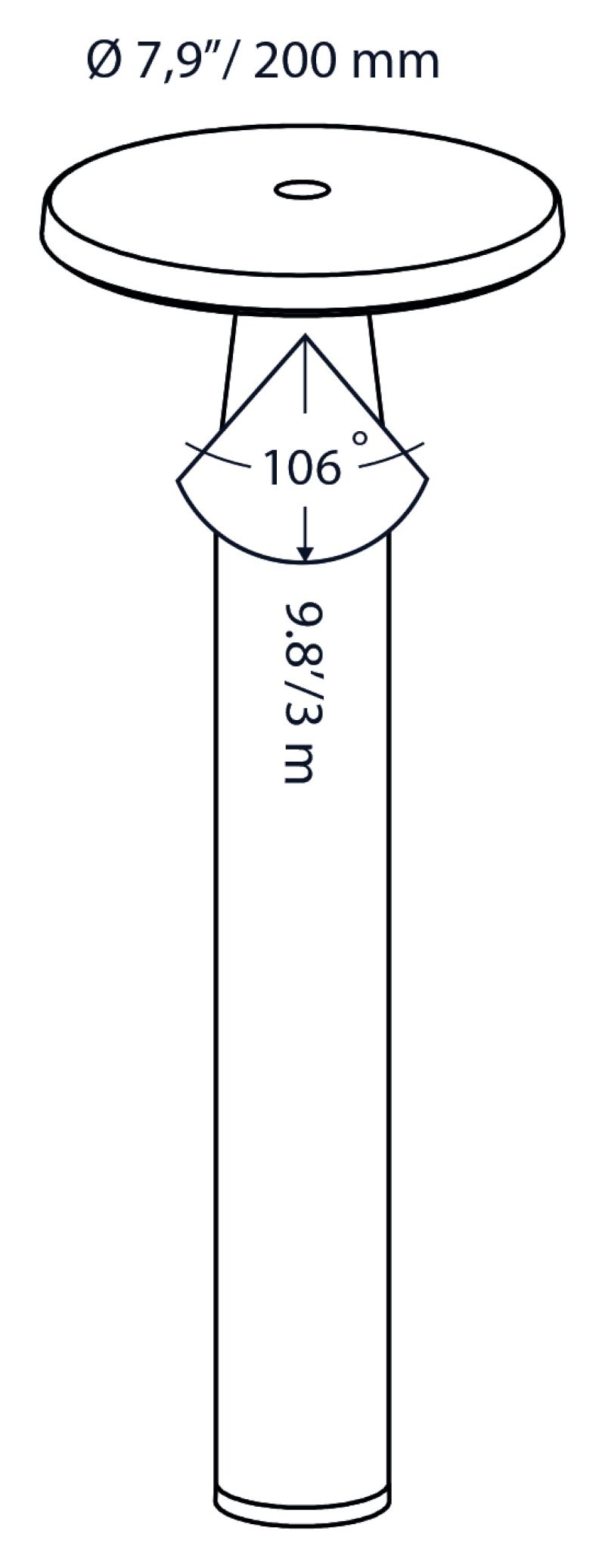 IN-LITE® DISC bollard light - 12v Pathway & Planting Light