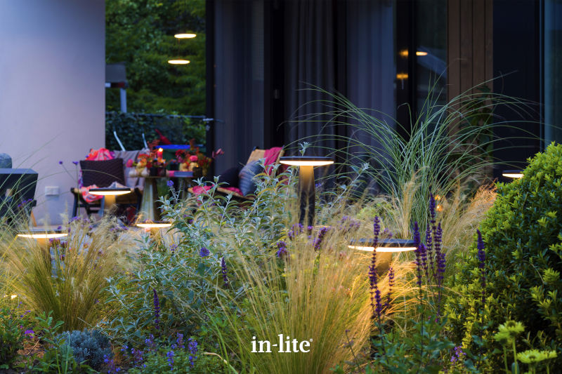 IN-LITE® DISC bollard light - 12v Pathway & Planting Light