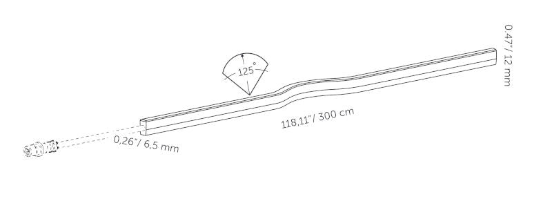 IN-LITE® EVO FLEX LED strip - 12v Flexible Decorative Garden Light