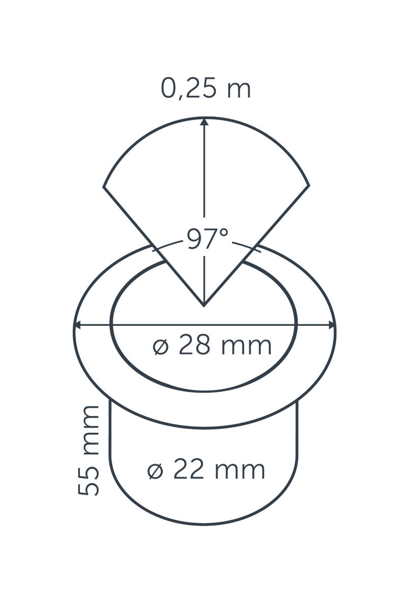 IN-LITE® FUSION 22 RVS (Ø28mm bezel) - 12v Recessed Garden Light