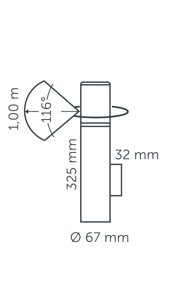 IN-LITE® LIV WALL - 12v Garden Wall Light