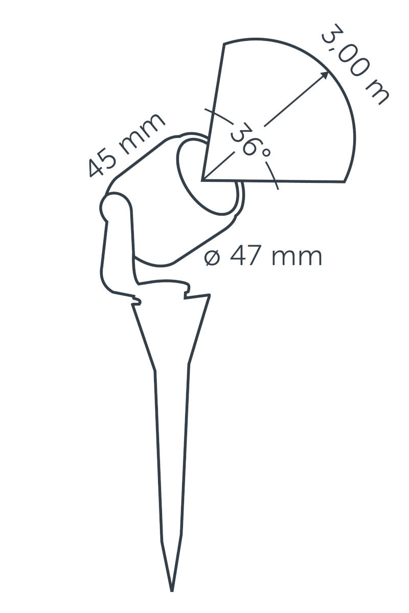 IN-LITE® MINI SCOPE spike spot - 12v Garden Spotlight