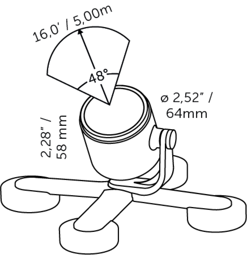 IN-LITE® SUB pond light -  12v Garden Pond Light