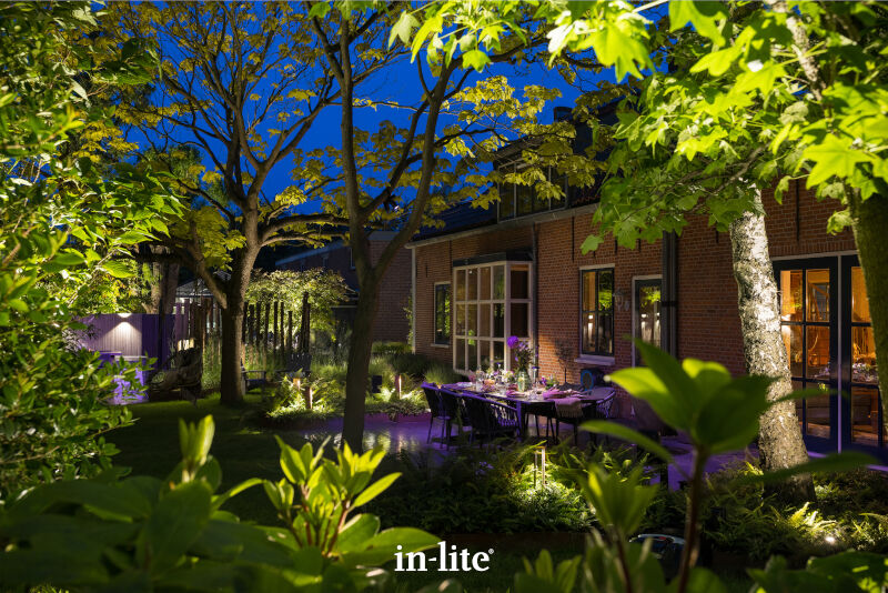 IN-LITE® SMART SCOPE TONE colour change spike spot - 12v RGBW Garden Spotlight