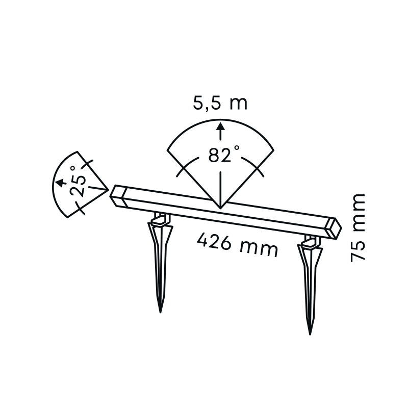 IN-LITE® EVO FLOOD - 12v Adjustable Linear Surface Mounted Light
