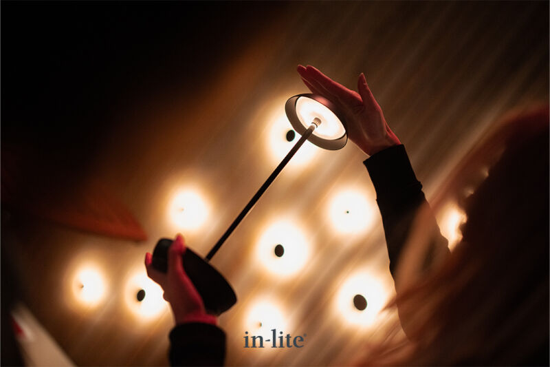 IN-LITE® SWAY TABLE  - Outdoor Dimmable & Rechargable Table Lamp