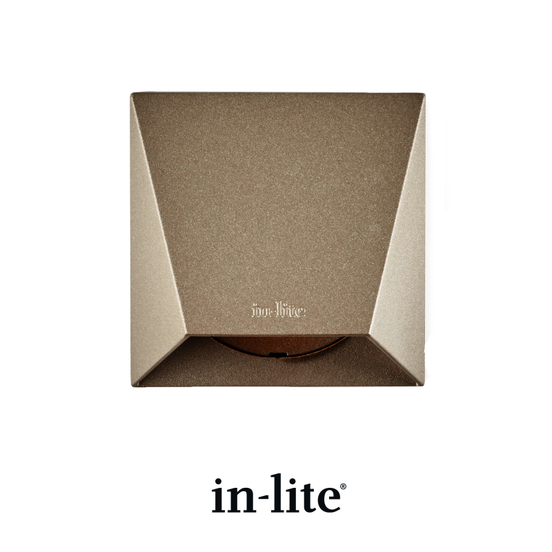 IN-LITE® WEDGE Dark Grey - 12v Garden Wall Light